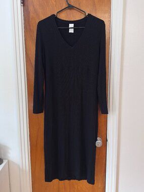 Lolë Long Sleeve Midi Dress (L)